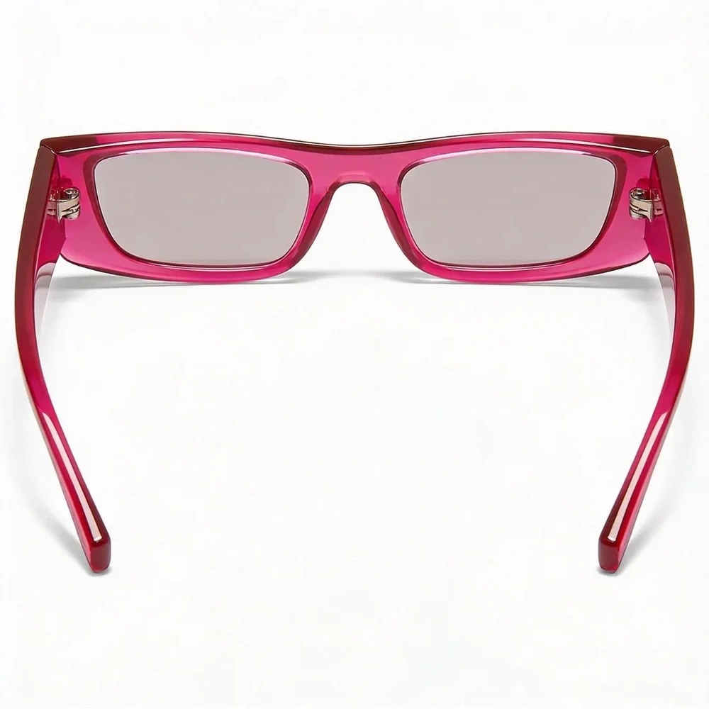 New! Saint Laurent Transparent Pink Sunglasses, SL553 003, Unisex, Authentic - Picture 9 of 12